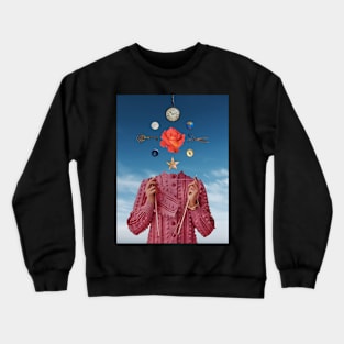 All I Need - Surreal/Collage Art Crewneck Sweatshirt